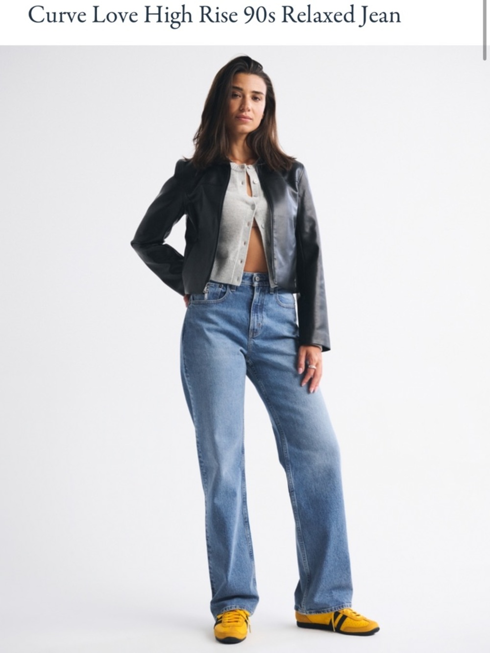 Abercrombie Curve Love 90s relaxed high rise 24R